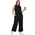 thumbnail image 4 of Set de dos piezas SAMPEEL para mujer Lounge Summer Black S, 4 of 6