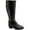 Black/Black Embossed, variant on Easy Street Womens Luella Embossed Faux Leather Knee-High Boots