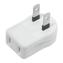 GJX 15A 125V White 90 Degree Angled Electrical Outlet
