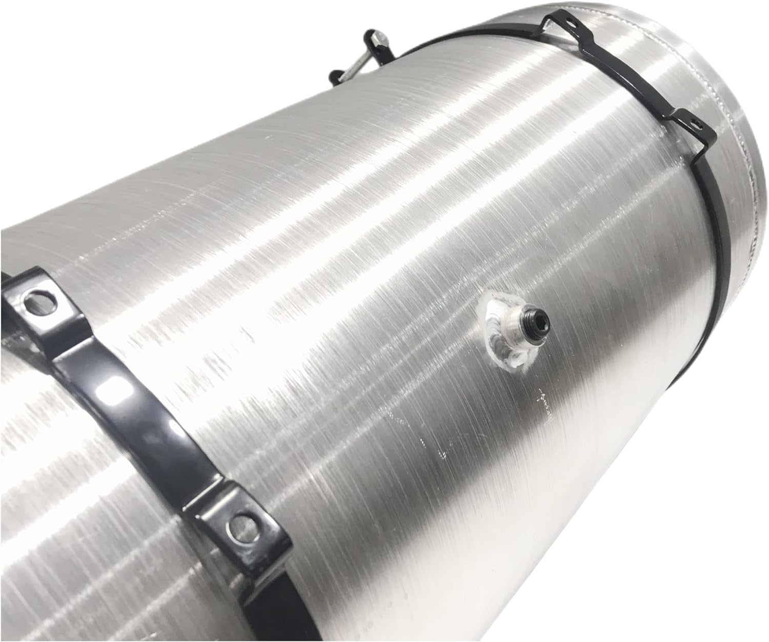 JSD AUTO PARTS 15 7/8 Gallon 12'' x33" 3/8NPT Outlet End Fill Gas Fuel Tank Spun Aluminum --Off-road mini bike,go kart