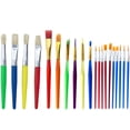 thumbnail image 3 of Juego de 34 vasos de pintura antiderrames. Los suministros de pintura incluyen vasos de pintura con tapas, bandeja de paleta, juego de pinceles de pintura de varios tamaños para regalos de, 3 of 7