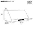 thumbnail image 3 of Kucht Hotte de Cuisinière sous Armoire de 30 Po 900 CFM en Acier Inoxydable, 3 of 4