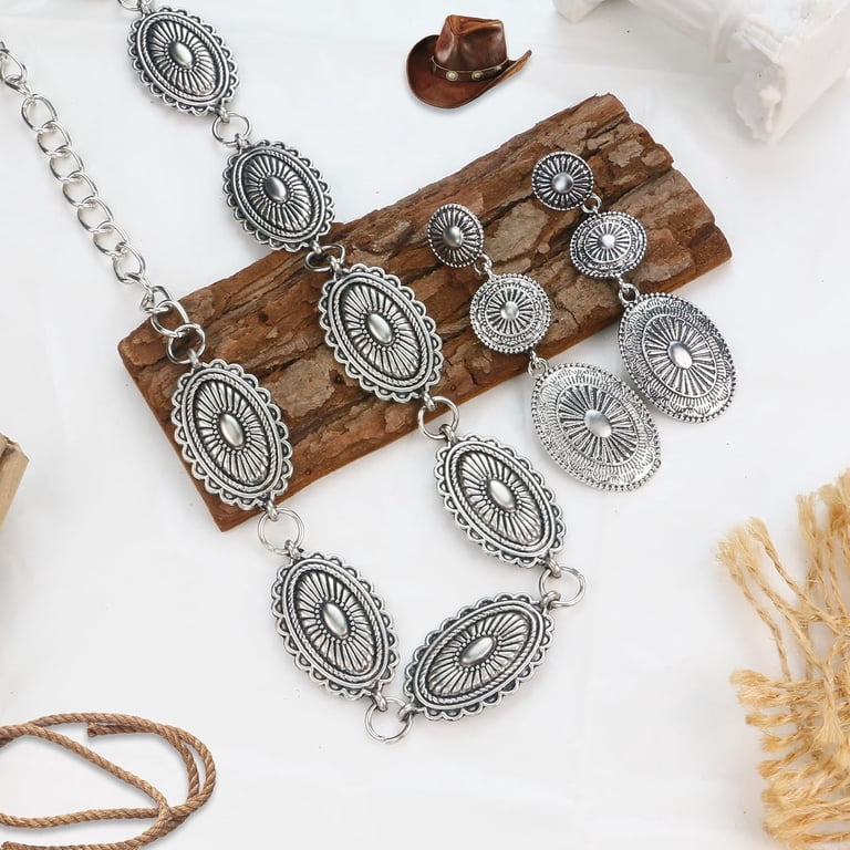 Cowgirl Belt for Women Western Jewelry Set with Western  display picture 3
