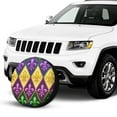 thumbnail image 4 of Kll Mardi Gras4 Tire Cover,Universal Wheel Tire Cover For Trailer, Rv, Suv, Truck,Camper And Many Vehicle,(15 Inch), 4 of 8