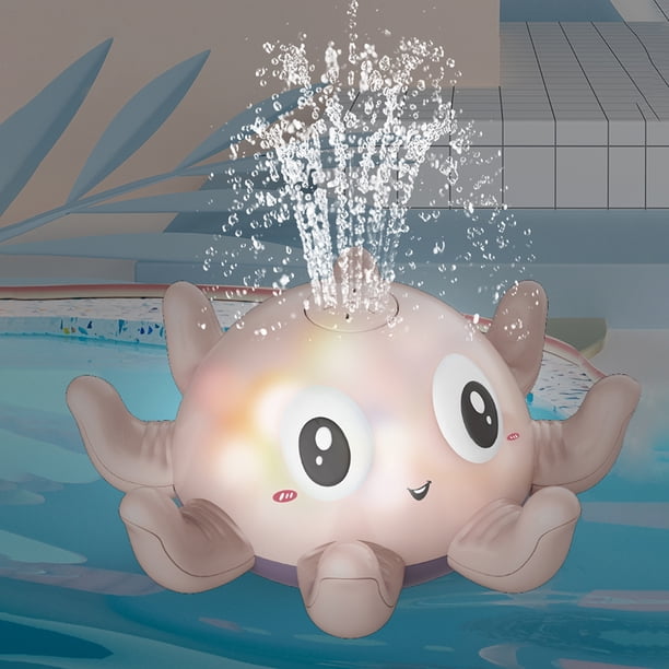Juguete de baño para bebé, juguetes de bañera con aspersor eléctrico para piscinas, diversión con agua (rosa) Sywqhk libre de BPA | en línea Juguete de baño para bebé, juguetes de bañera con aspersor eléctrico para piscinas, diversión con agua (rosa) Sywqhk libre de BPA | en línea