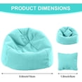 thumbnail image 3 of Doll Car Seat, Handmade Bean Bag Chair for 15-17cm Doll, Anti-Slip Bottom, Cute Doll Accessories for Display, Fans&Collectors Gifts, Durable Corduroy Fabric, 3 of 7