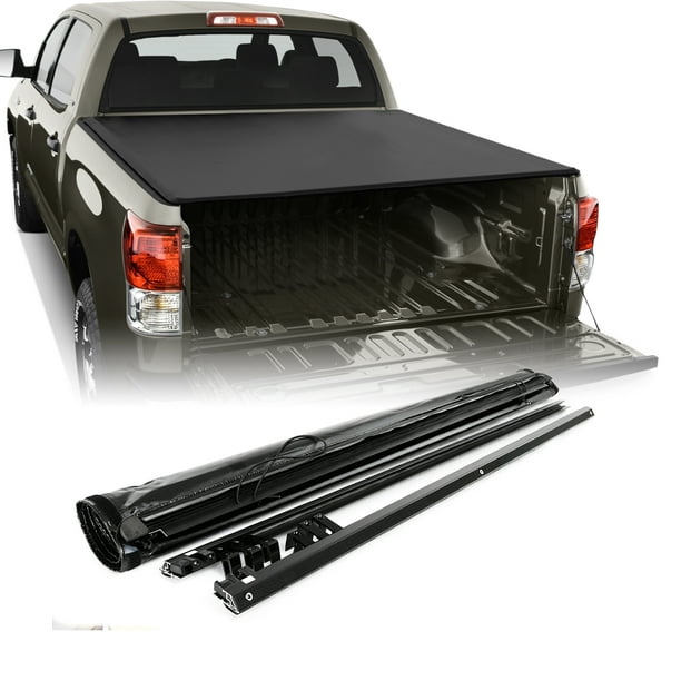 For 20072021 Toyota Tundra Crew Max Cab 5.5 Feet 66" Soft Roll Up Tonneau Cover