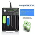 thumbnail image 2 of NATEFEMIN USB 4 Slot Lithium Rechargeable Battery Charger Hub for 3.7V Lithium Rechargeable Batteries, 2 of 6