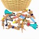thumbnail image 5 of Minifiguras de borde de copa, adorno colgante, figura de borde de copa, no tóxicas, duraderas, Mini muñecas, compañero para beber, 8 Uds., 5 of 8