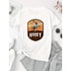 thumbnail image 2 of Women'S Casual Crew Neck T-Shirt with Cowboy Print, Fashionable Short Sleeve Top, Polyester 95% Spandex 5%, Medium Stretch, All Season Wear, 2 of 6
