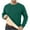 Green, variant on ohmzyzo Men's Warm Sherpa Lined Sweatshirts Crewneck Long Sleeve Basic Pullover Tops Winter Fleece Thick Sweatshirts 2 Packs Navy Blue S
