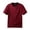 Red, variant on Chiccall Mens Striped T Shirts Casual Summer Vintage Tops Comfy Crew Neck Short Sleeve Tee