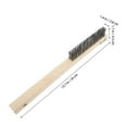 thumbnail image 2 of WRITWAA Oven Maintenance 2Pcs Wire Scrub Brush 13.8x1.8x1.5in Beige Pizza Stone Cleaning Tool for Grills, 2 of 8