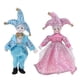 thumbnail image 2 of Muñeca italiana Triangel de 8 pulgadas, novio y novia de piezaza, decoración para hogar, azul claro y rosa, 2 of 9