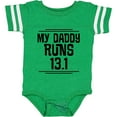 thumbnail image 3 of Inktastic My Daddy Runs Half Marathon Boys or Girls Baby Bodysuit, 3 of 5