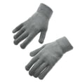 thumbnail image 1 of Guardurnaity 1 par de guantes de punto elásticos transpirables para hombres y mujeres, guantes cálidos portátiles para deportes de ciclismo para guantes y mitones Gris oscuro, 1 of 6