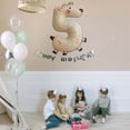 thumbnail image 6 of Unique Bargains Animal Print Balloon Foil Number Balloons Multicolor Number 1, 6 of 7