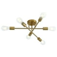thumbnail image 7 of Aiwen 6 Lights Sputnik Semi Flush Mount Ceiling Lamp Metal Light Fixture, 7 of 7