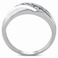 thumbnail image 3 of Pompeii Mens 14K White Gold 1/4ct Diamond Wedding Ring High Polished Smooth Band (G/H,I1), 3 of 5
