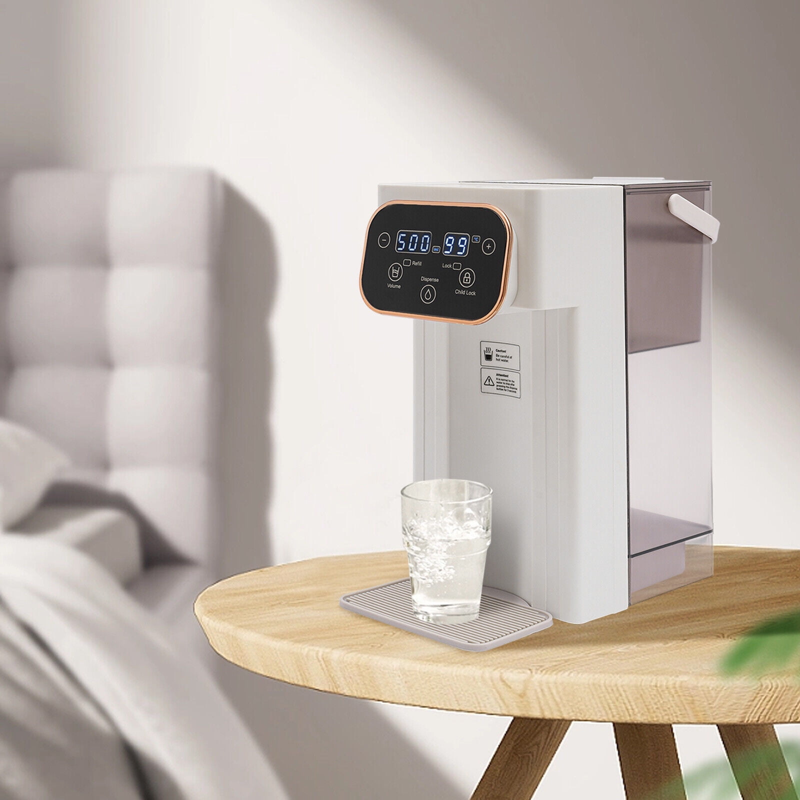 1500W Instant Hot Water Dispenser & Filter Countertop Water Dispenser Corded