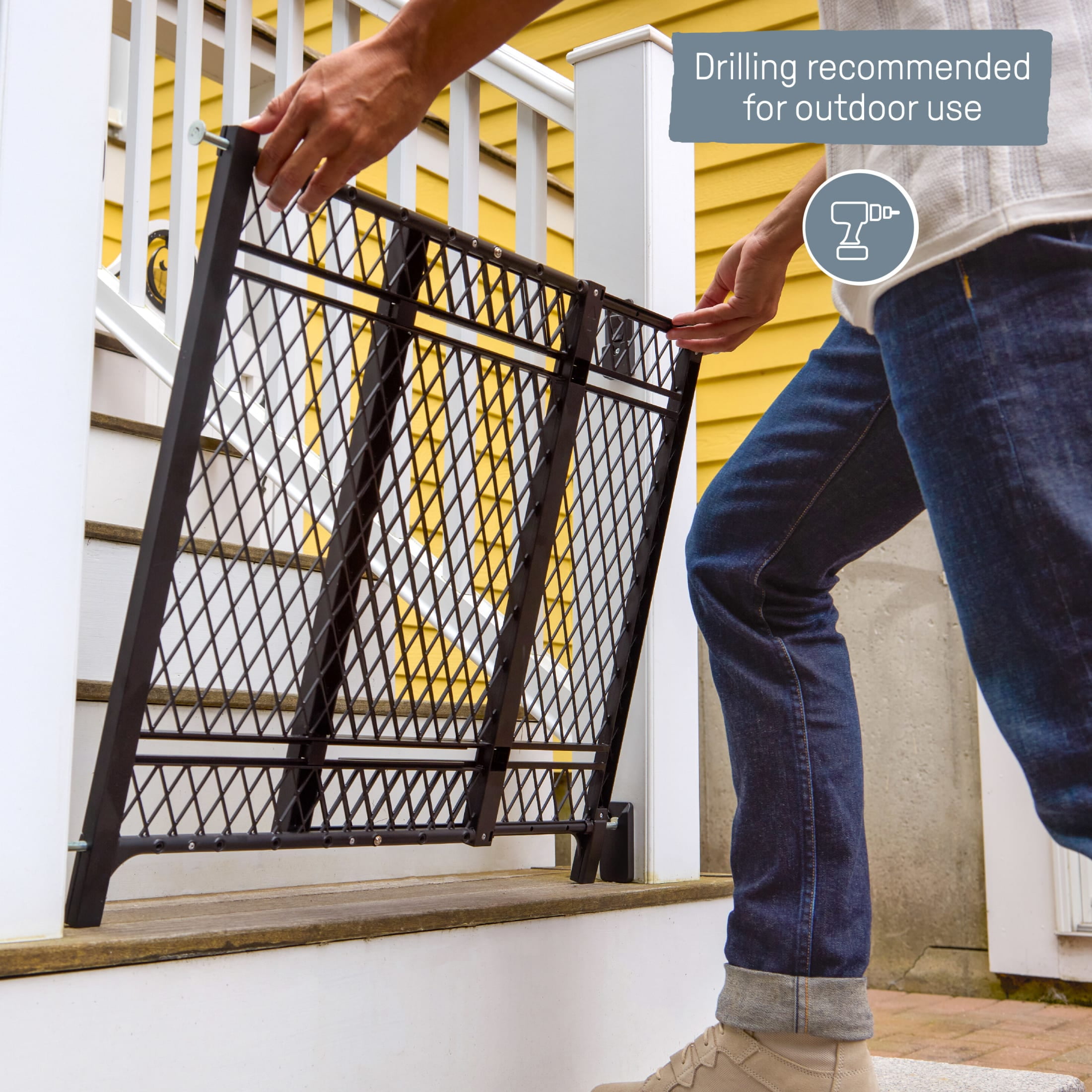 Ingenuity Doorway 42W Series Baby and Dog Gate, 2-PK, Fits 23-42" openings; 24” tall