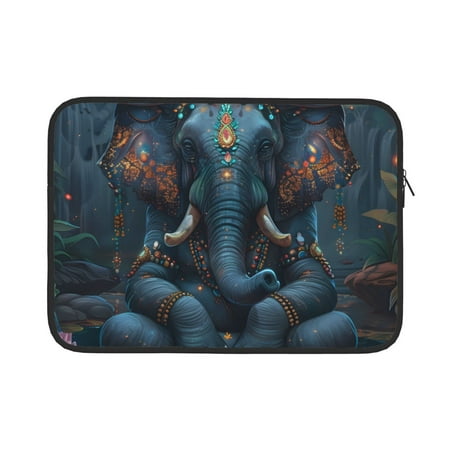 Vsdgher Exotic Elephant Laptop Sleeve Water-Resistant Protective Computer Cover Carrying Case Bag Compatible Protective Case-13 inch