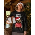 thumbnail image 6 of Tstars Men’s Santa Paws Pug Dog Christmas Sweatshirt – Funny Holiday Gift for Dog Lovers, 6 of 6