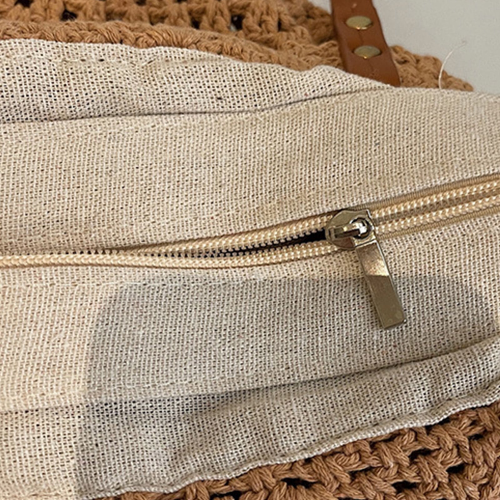 Fashionable Large Capacity Crochet Beach Bag For Women Cotton Hollow Design Shoulder Bags Handbag For Vacation
