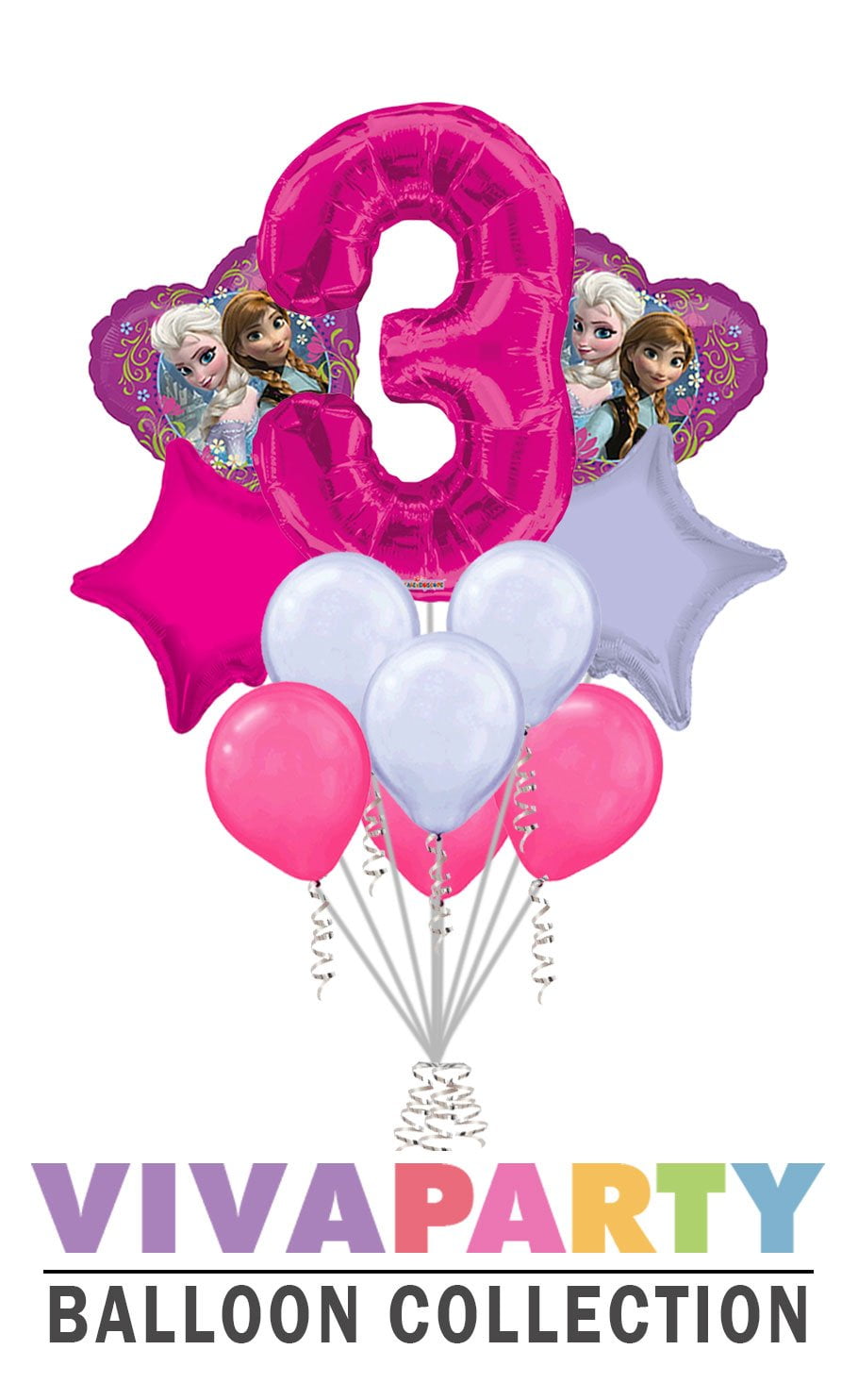 10 pc 11" Disney Frozen Latex Balloon Party Decoration Decorator Elsa Anna 