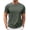Army Green, variant on Mens Cotton Muscle T Shirt Crew Neck Slim Fit Gym Training Workout T Shirt