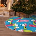 thumbnail image 5 of Sikiie Color Dachshund Dog Nativity Christmas Tree Skirt, Jesus Christian Winter Holiday Tree Mat Decoration(30-48IN)36", 5 of 6