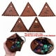 thumbnail image 4 of Bolsa de dados D20 de cuero, bolsa de dados poliédrica, bolsa con cordón portátil para RPG, juego, bolsa de dados DND, marrón, 4 of 5