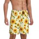 thumbnail image 2 of Fotbe European-style Pattern Sunflower Pantalones Cortos de Pijama para Hombre, Ropa de Dormir, Pantalones de Pijama Cortos para Hombre-4X-Large, 2 of 6