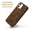 thumbnail image 3 of Case Yard Wooden Case for iPhone-12-Mini Soft TPU Silicone cover Slim Fit Shockproof Wood Protective Phone Cover for Girls Boys Men and Women Supports Wireless Charging Jesus Design, 3 of 7