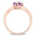 thumbnail image 4 of Everly Women's Amethyst Rose Gold Plated Ring, 4 of 8