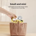 thumbnail image 3 of RUXAN Portable Pocket Fan with USB Rechargeable Battery 3 Speed Handheld Fan Lanyard Personal Desk Table Fan for Daily,Travel, Outdoors, Hiking, Camping, 3 of 12