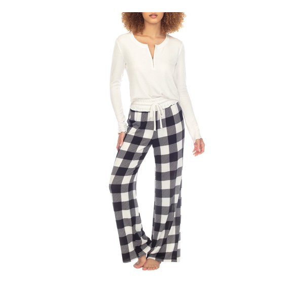 Honeydew Women's Waffle Knit Pajama Set
