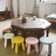 thumbnail image 2 of Advancent Taburete corto de plástico para niños del hogar, silla para adultos, suelo de jardín de infantes, banco pequeño, muebles Conjuntos de muebles de dormitorio Verde, 2 of 6