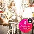 thumbnail image 4 of U by Kotex Click Compact Tampons, Regular, Unscented, 45 Count, 4 of 5