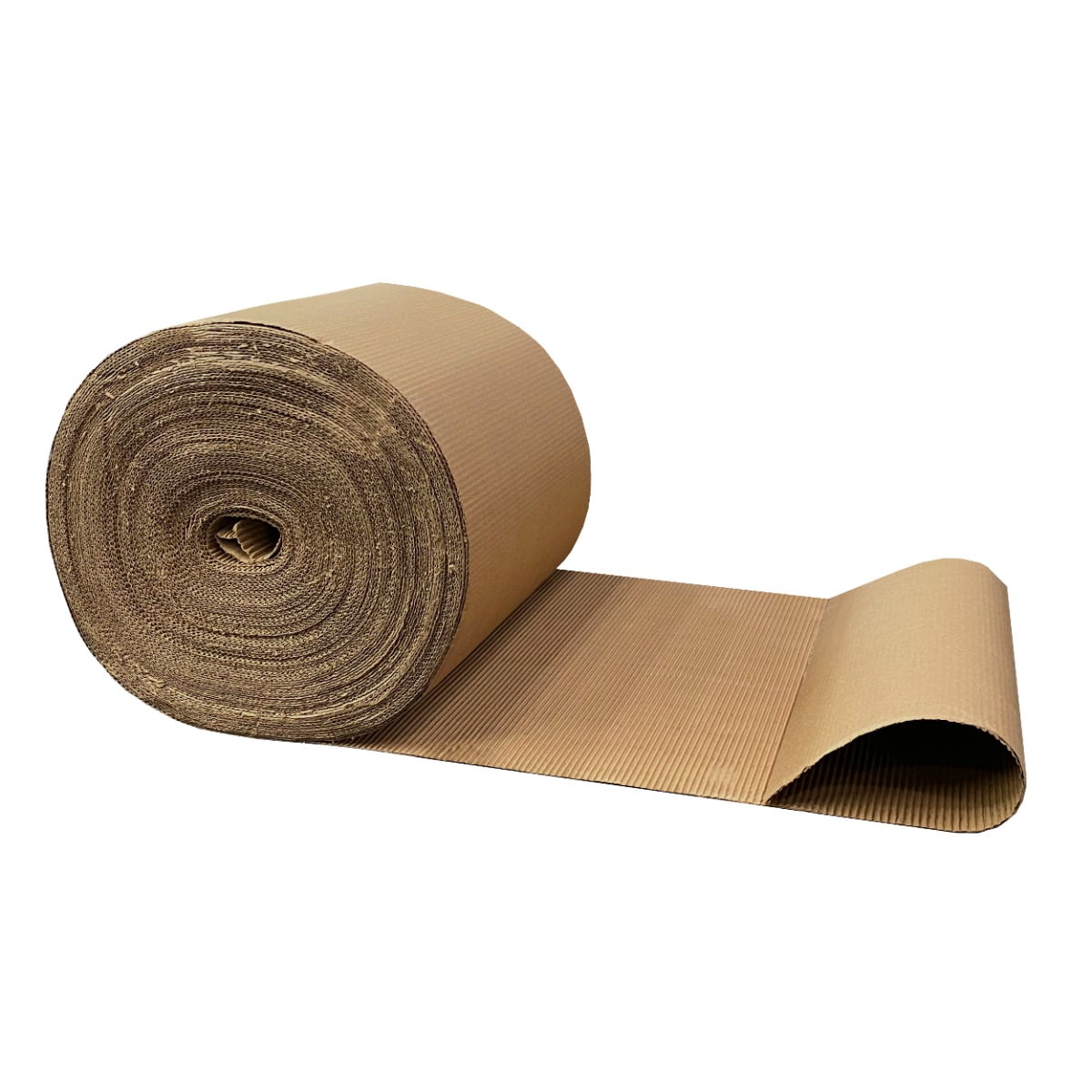 UOFFICE Corrugated Wrap 15" x 250 1/8" Thick B Flute, 4-Pack