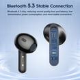 thumbnail image 2 of New Bee Touch Control Wireless Earbud Bluetooth Headphones with HD Dou-Mic, Noise Cancelling Earbuds, 2 of 11