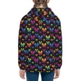 thumbnail image 6 of Pofeuu Rainbow Butterfly Print Teenage Zipper Hoodie Sweatshirts Hooded Casual Jackets With Pocket For Boys Girls-Medium, 6 of 6