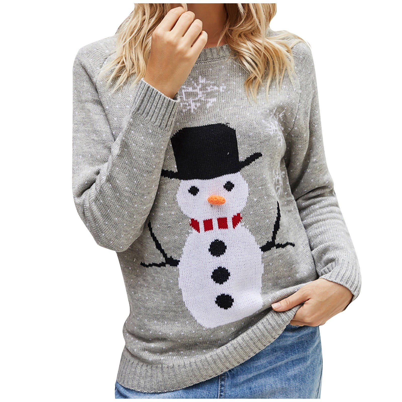 Merry Christmas 2017 Frozen Snowman Woens Hoodie Sweater