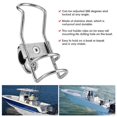 thumbnail image 5 of Fishing Rod Rack Stainless Steel Rail Mount Pole Bracket Support Clamp Boat Accessories32mm/1.3in, 5 of 5