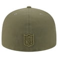 thumbnail image 4 of Men's New Era  Olive Seattle Seahawks Color Pack A-Frame 59FIFTY Fitted Hat, 4 of 5