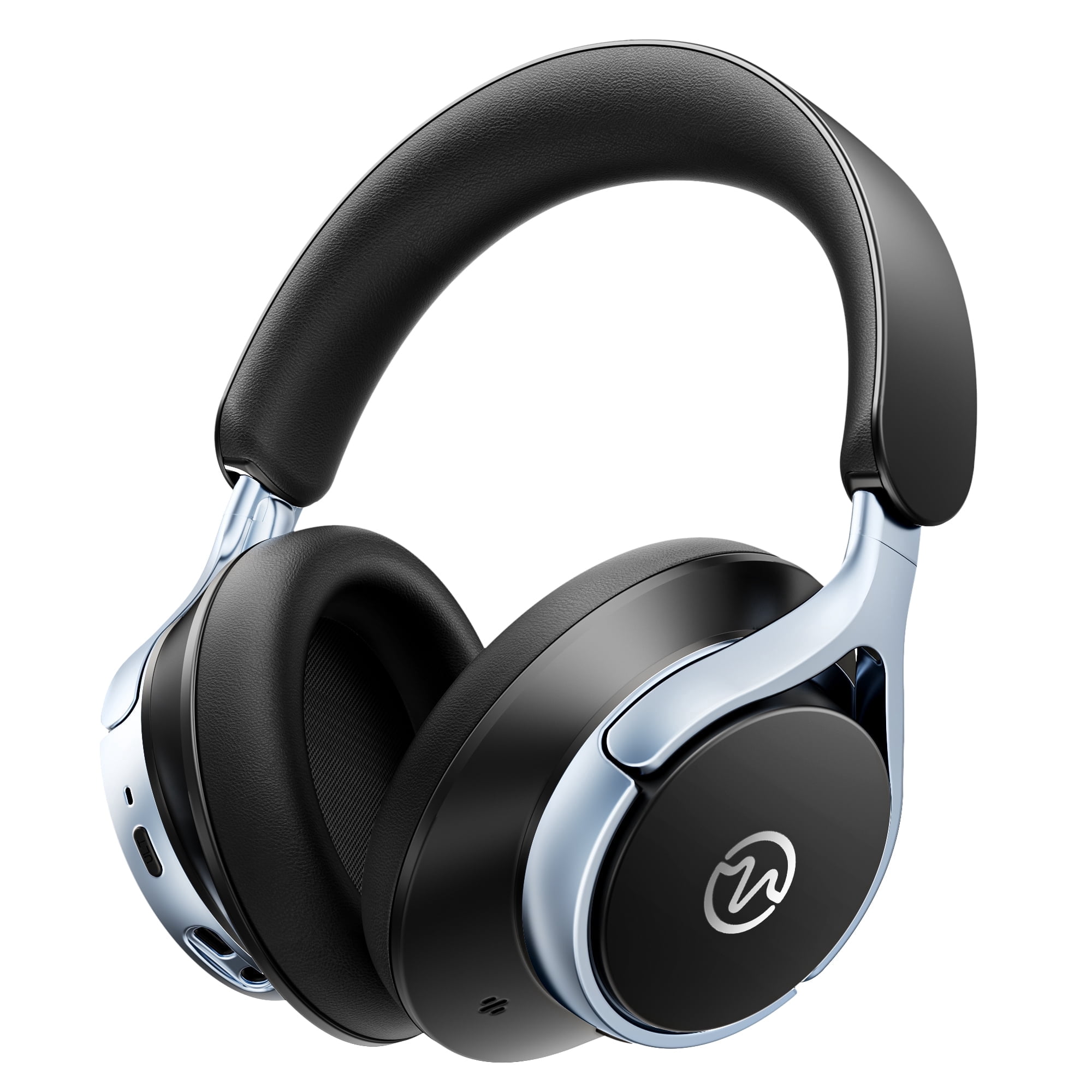 VEAT00L Active Noise Cancelling Headphones,60H Playtime Bluetooth 6.0 Wireless Headphones with Hi-Res Audio, Over Ear Headphones with Microphone, Deep Bass,Foldable Headset for Travel Office Game