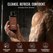 Body & Earth Bath Gift Sets for Men Gift Ideas, 8 Pcs Sandalwood Luxury Spa Gift Basket Body Care Sets with Toiletry Bag Birthday Gifts for Him Husband
