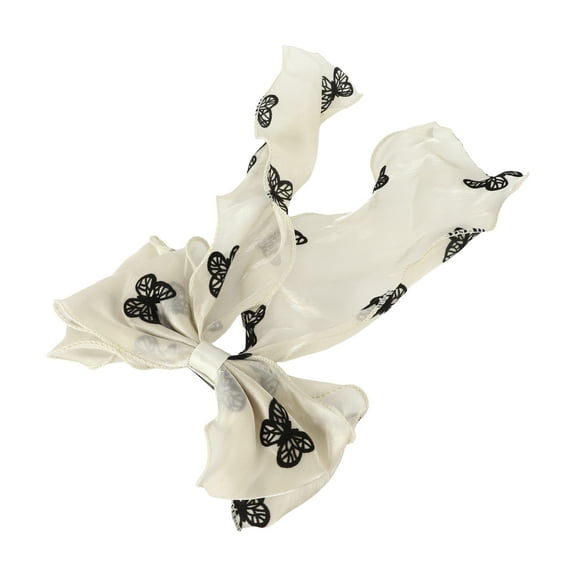 Unique Bargains 1 Pc Cute Butterfly Hair Pins Hairdo Pins for Women 12.20"x6.89"x0.98" Beige