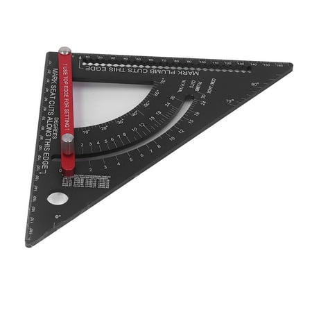

Multi Angle Measuring Ruler Lightweight Ruler Aluminum Alloy Powder Coating With Goniometer For Layout Works