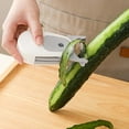 thumbnail image 5 of SLYNSHome Kitchen Gadgets Potato Peeler Vegetables Peelers for Carrot,Cucumber,Tomato Kitchen Supplies Kitchen Accessories - White, 5 of 9